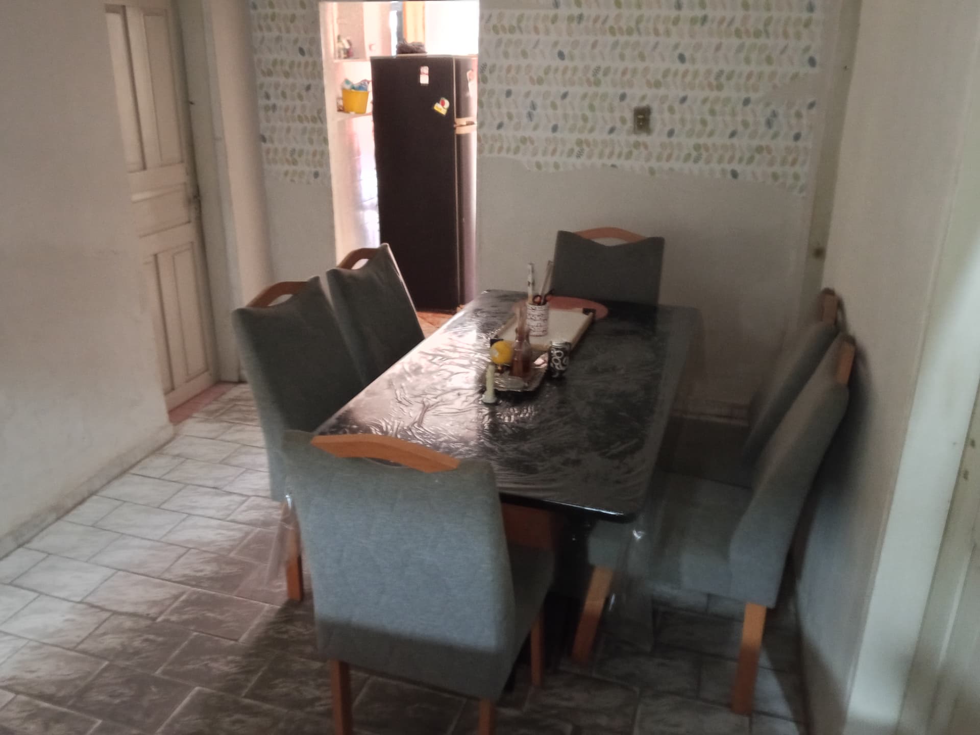 Sala de refeições da pousada